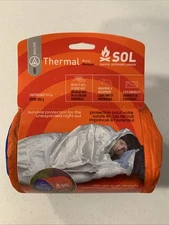 New SOL Survive Outdoors Longer Thermal Emergency Bivvy Camping Skiing 34” x 84"