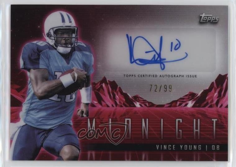 2024 Topps Midnight Horizon Signatures Twilight 72/99 Vince Young Auto 02ti