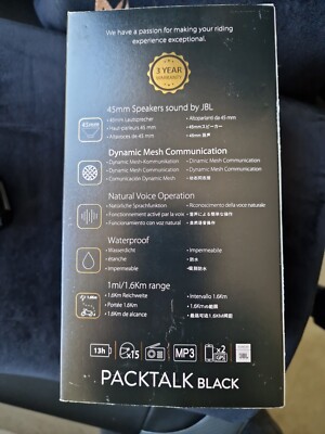 Cardo Packtalk Special Edition Kommunikationssystem mit JBL-Lautsprechern 