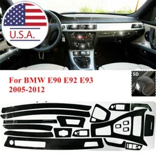 Car Interior Wrap Trim Protector Sticker For 2005-2012 BMW 3 Series E90 E92 E93