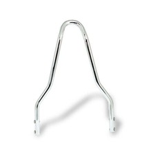 Sissy Bar Rotonda 13,8" Alta, 9,56" Larga Cromo, Per Harley-Davidson