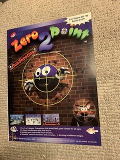 11-8 1/4” Las Vegas Zero Point 2 Unico ARCADE VIDEO GAME FLYER