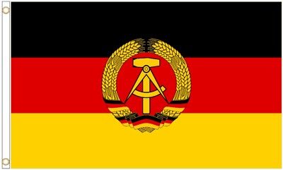 DDR 1959 bis 1990 Polyester Flagge - Größenwahl