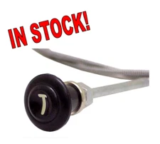 1955 2nd-1959 Chevrolet GMC Pickup Truck 3100 Throttle Cable with Knob Chevy Blk