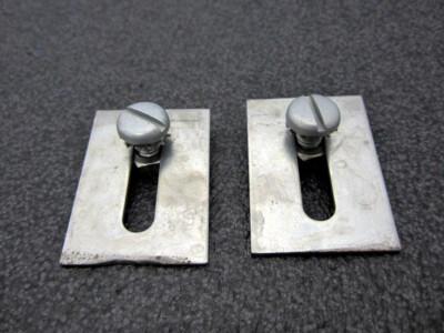 Vintage 1970's Craftsman ''Block'' Bench Grinder Pair Spark Arrestor Made in USA