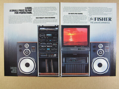1985 Fisher 1585 Audio-Visual System 