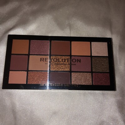Makeup Revolution Reloaded Seduction 15 Pan Eyeshadow Palette Sealed NIB
