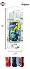 (1) Royal Vendors Chameleon CUSTOM "Lipton Brisk Iced Tea" 12 oz Can Vend Label