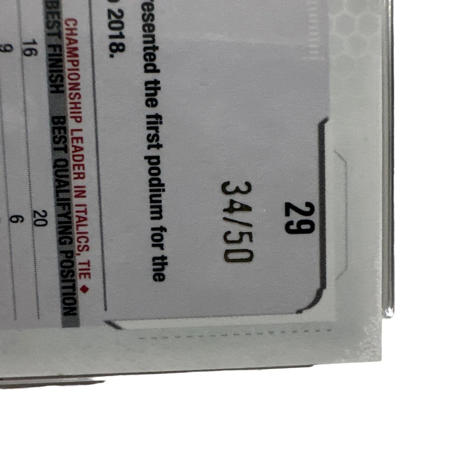 2021 Topps Chrome Formula 1 F1 Daniel Ricciardo PSA 9 #29 Gold Refractor /50 - Image 4 of 4