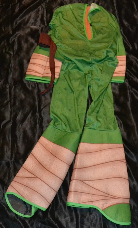 Disfraz de Halloween Tortugas Ninja Mutantes para Niños Talla 10-11-12 (Grande) Una Pieza Foto 2 de 2