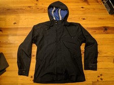 MEANDER MENS NAVY BLUE FULL ZIP SHELL STOWAWAY PARKA JACKET VGC SIZE L