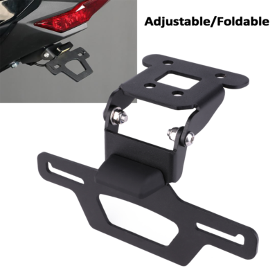 Foldable LED Fender Eliminator License Plate Holder For KAWASAKI