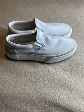Vans Classic Slip-On Stacked Platform Pastel Ballad Blue White Mens Sz 9