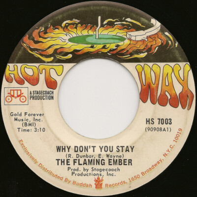 Flaming Ember Westbound #9 Vinyl Single 7inch Hot Wax