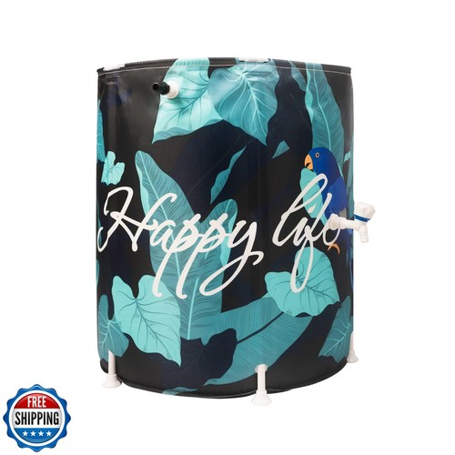 KMJETNIVY Rain Barrel Upgrade Anti-Collapse Collapsible Rainwater Collection