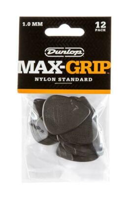 12 Pack Dunlop MAX GRIP 1.0 Nylon Standard Guitar Pick   DUN-449P10