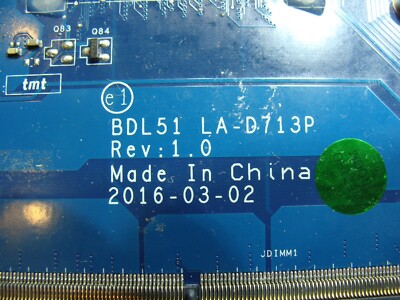 BDL51 LA-D713P HP Pavilion 15-BA 15-BA009DX Laptop Motherboard With A10 9600p R7m1 600x450
