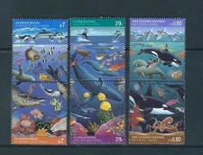 UN SC # NY 604a, Geneva 215a, Vienna 128a  Clean Oceans . MNH