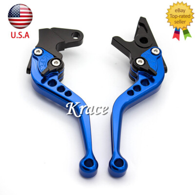 For Honda CBR 600 F2,F3,F4,F4i 1991-2007 CNC Brake & Clutch Levers Short Blue