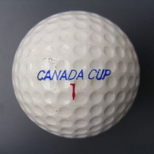 Vintage Spalding Canada Cup Logo Golf Ball 1960's