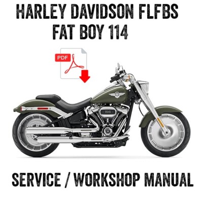 2021 Harley FLFBS Softail Fat Boy S 114 Repair Workshop Service