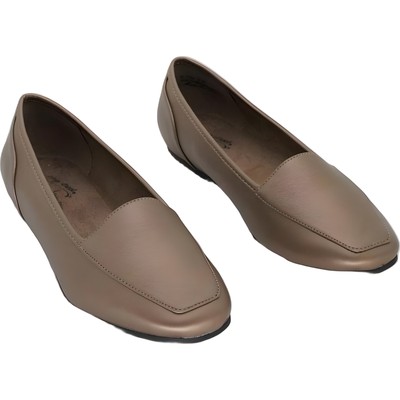 Easy Street Women's Thrill Bronze Slip-On Flats - Size 7M
