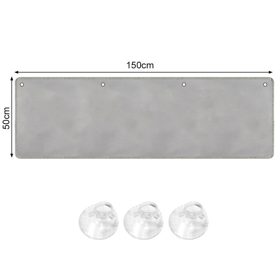 Caravan Motorhome Wheel Arch Cover Kit Awning Skirt 150x50cm w/ Suckers