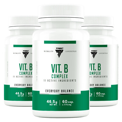 VITAMIN B COMPLEX - 60-300 Kaps - Konzentration, Nervensystems, Gesundheit