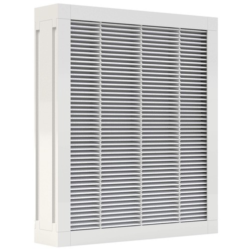 Engera Verstellbares Luftregister Für Heizung/Klima – 35,6x15,2 Cm, Stahl, Mit Dämpfer, Für Wand/Decke, Weiß