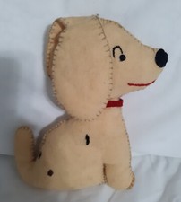 Vintage Spotted Dog Plush Toy. No Tags.