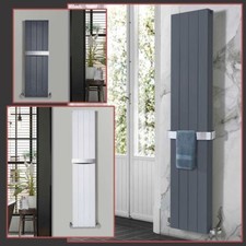 Aluminium Vertical Designer Radiators NEWBOROUGH Single/Double Panels
