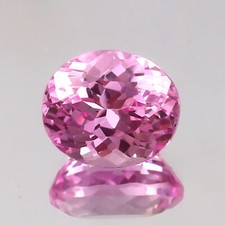 AAA Natural Flawless Ceylon Pink Sapphire Oval Loose Gemstone Cut 11x9 MM