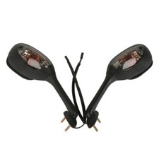 Rearview Mirrors w/ Turn Signal Fit For Suzuk...