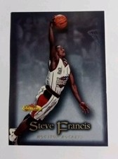 2000-01 Fleer Showcase Steve Francis # 71 Rare Error Missing Entire Front Foil