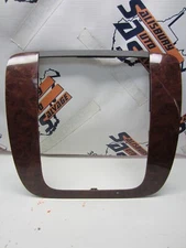 09 10 11 12 13 Silverado Sierra Tahoe Center Dash Bezel Trim Walnut Woodgrain