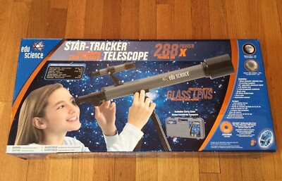 EDU-SCIENCE STAR-TRACKER 288 Power X Telecope New Sealed Box