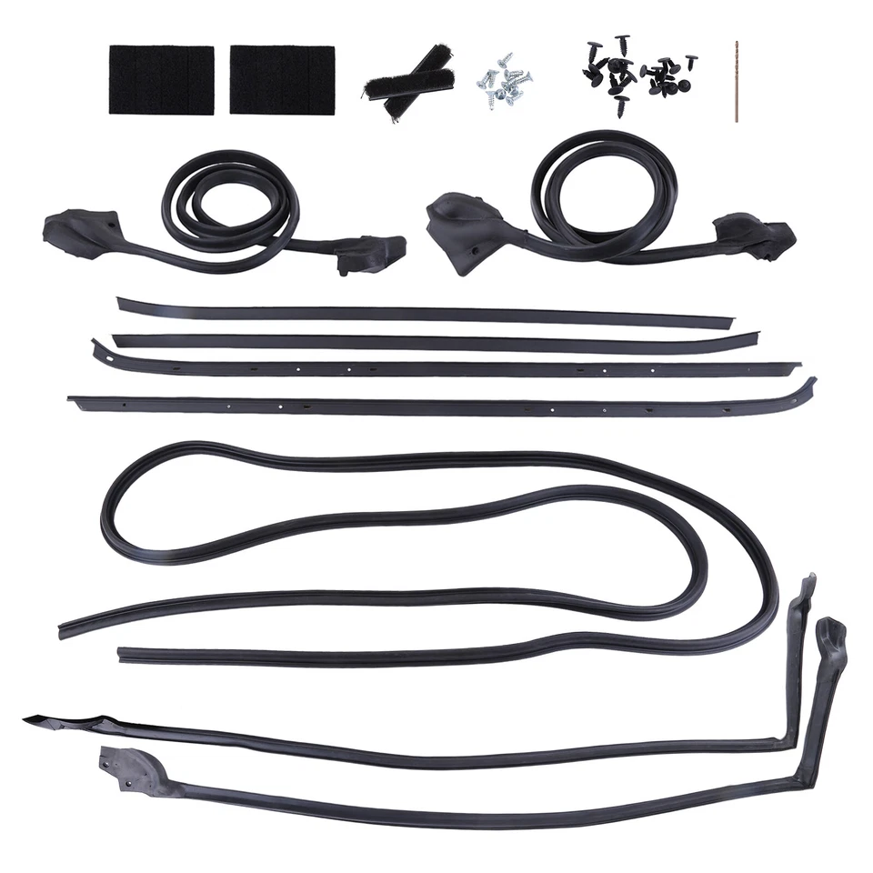 For 70-81 Chevy Camaro Pontiac Firebird Weather Strip Seal Full Weatherstrip Kit Foto 4 de 4
