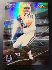 2015 Topps Fire Andrew Luck FORCES OF NATURE card #FON-AL