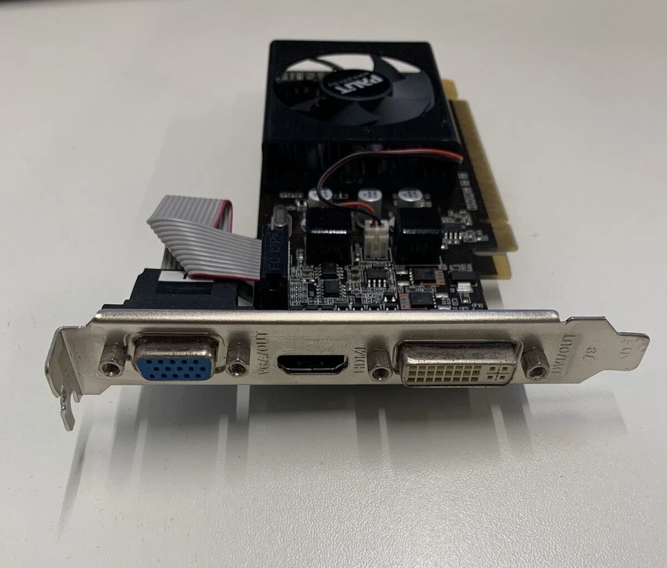 PALIT Nvidia GT610 1GB HDMI/DVI/VGA PCI-E Graphics Card Ref:1217 - Image 2 of 3