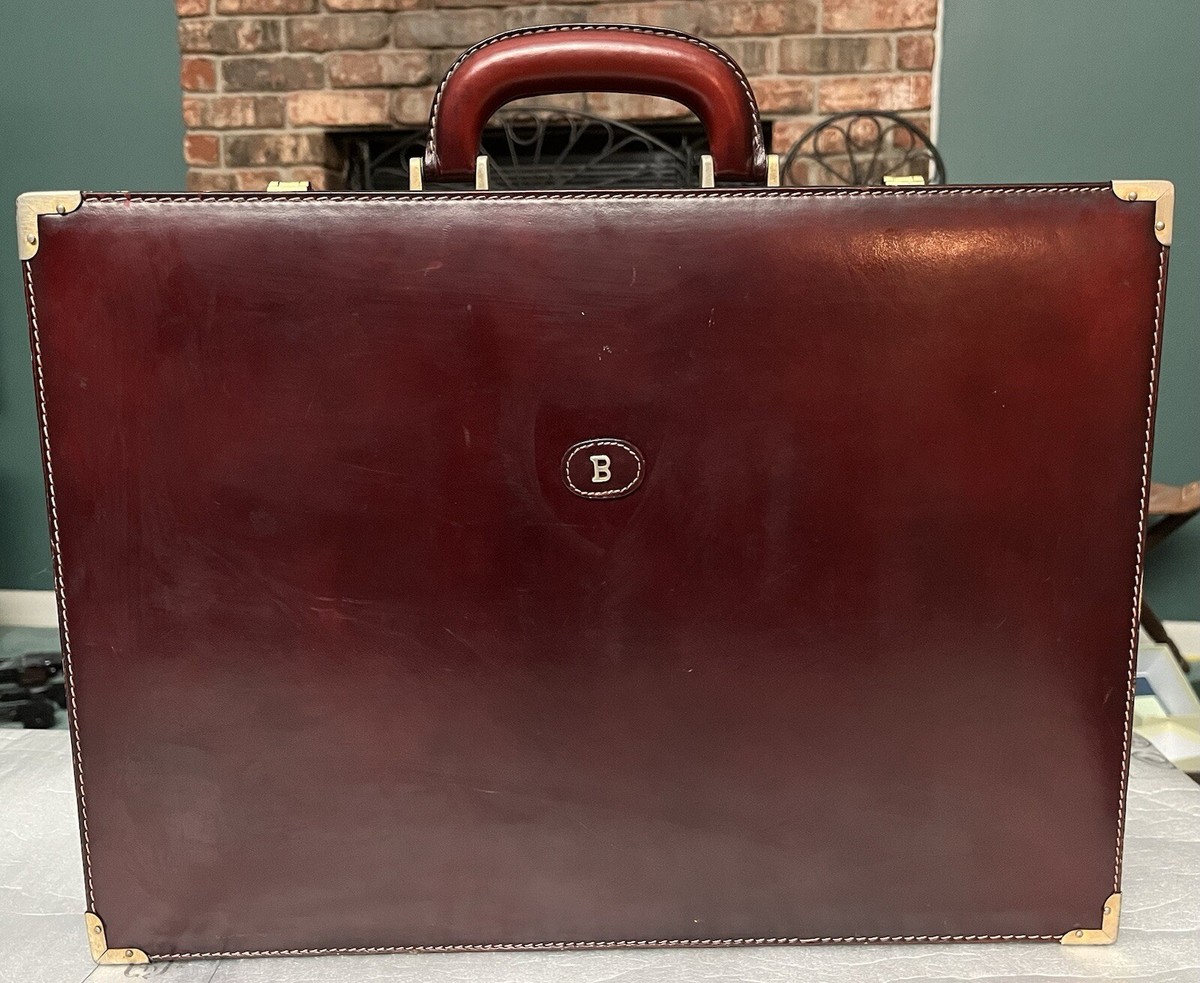 VINTAGE BALLY パイロットケース オールレザー 本革 ビジネスバッグ Bally Briefcase Brown Leather Business Vintage Bag - GOOD | eBay