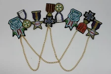 Embroidery Badge patches with Chain