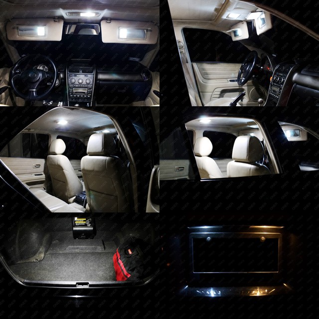 8 x Xenon White LED Interior Light Package Kit For Mazda MX5 Miata
