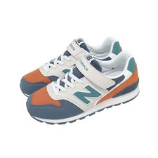 New Balance 996 Wide Blue Grey Orange White Kid Preschool Casual Shoes Y9963XK-W