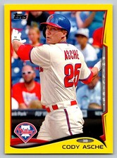 2014 Topps Yellow  Cody Asche 4