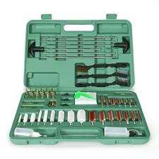 KiTOP Universal Gun Cleaning Kit  All Caliber Rifle Pistol Shotgun with Case