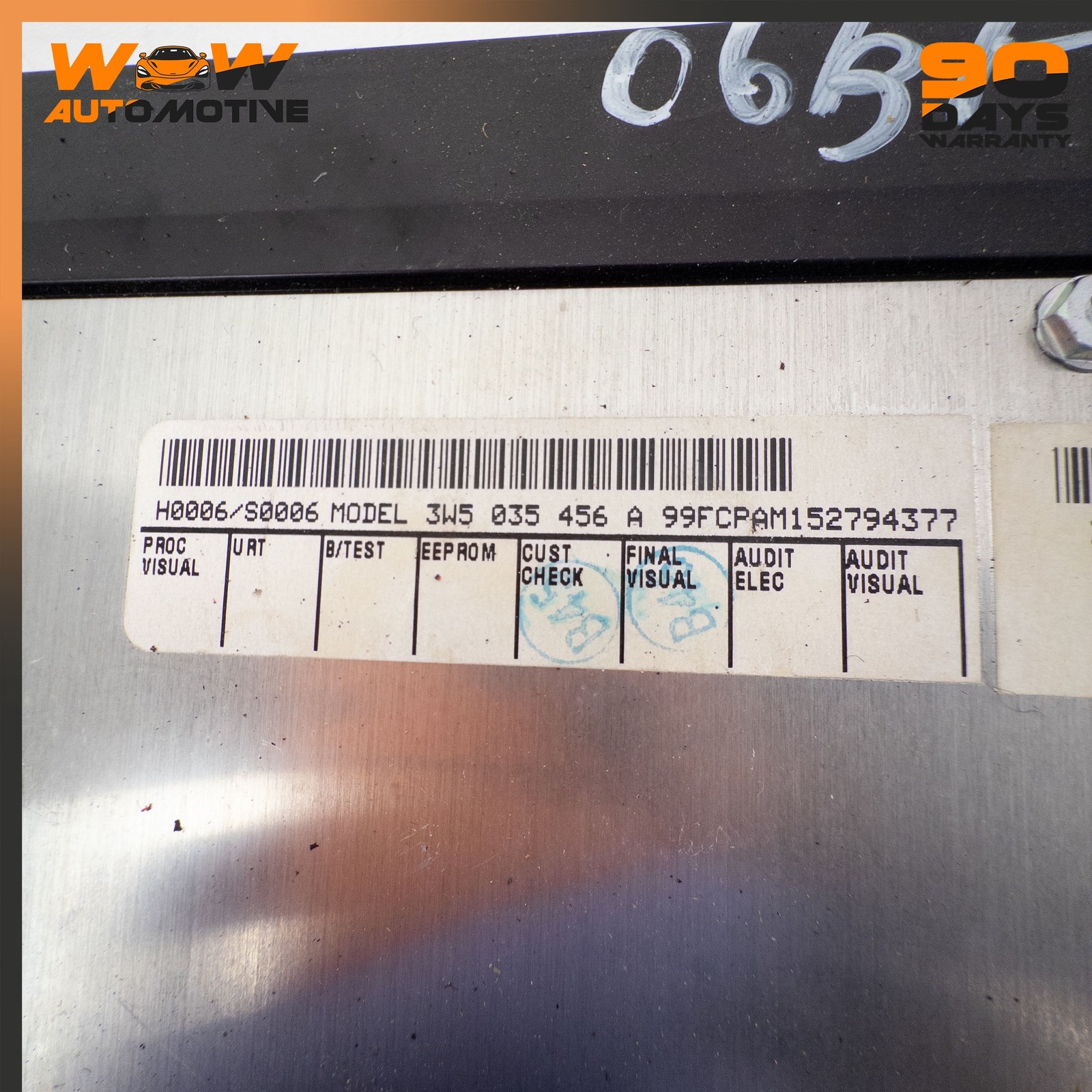 06-13 BENTLEY CONTINENTAL FLYING SPUR AUDIO SOUND SYSTEM AMPLIFIER AMP OEM 