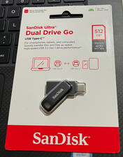 New SanDisk Ultra 512GB Dual Drive Go USB Type-C Flash Drive 400MB/s