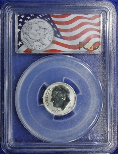 2015-P SILVER REVERSE PROOF ROOSEVELT DIME PCGS PF69 (2632451)