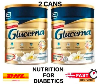 Abbott Glucerna Nutrition Milk Powder 800g For Diabetic Management - 2 Cans