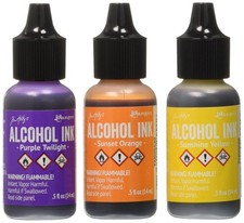 Ranger Tim Holtz Alcohol Ink .5Oz 3/Pkg, Summit View-sunshine/s Kitchen